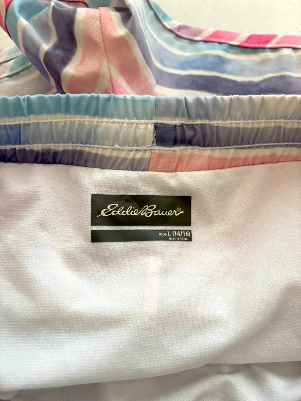 NWOT Eddie Bauer Youth Girl's UPF 30 Quick-Dry Lined Active Shorts Size 14/16